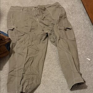 Casual Cargo Pants - Tan